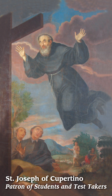 St. Joseph of Cupertino Prayer Card-PATRON OF TEST TAKERS